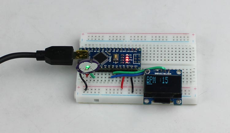 Arduino Interfacing with Pulse Sensor