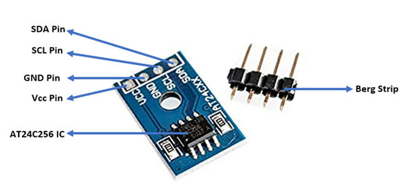 AT24C256 2ECL IIC/I2C Serial Interface Port EEPROM Memory Module