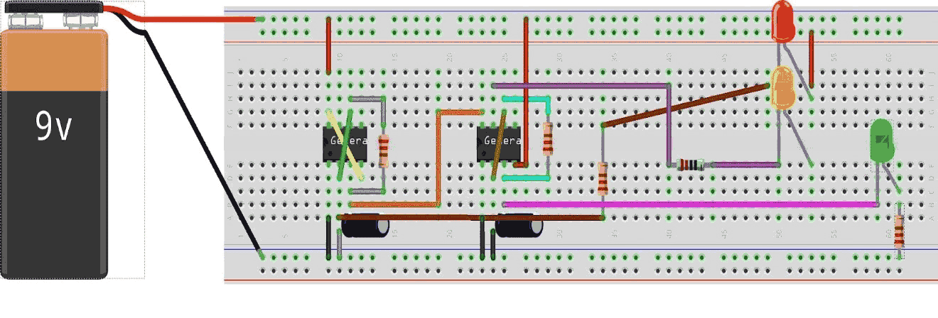 Circuit Diagram - Traffic Light Control System