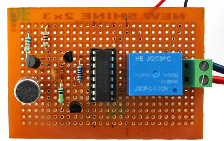 Clap Operated Switch Circuit Board