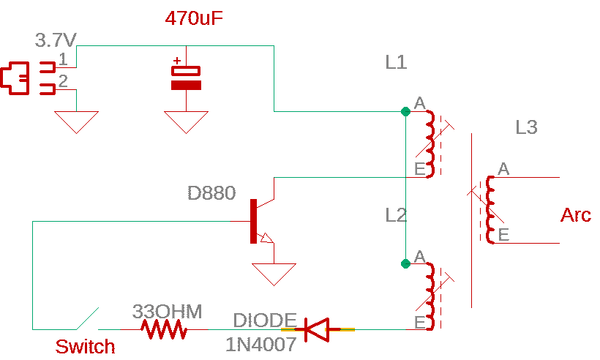 plads angivet Ligegyldighed Build DIY Electric Arc Lighter using D880 Transistor – QuartzComponents