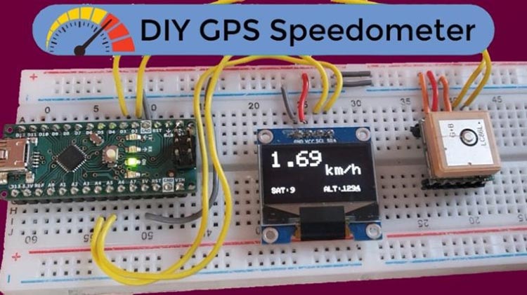 DIY GPS Speedometer using Arduino Nano