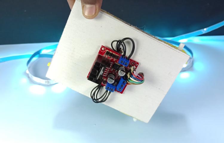 Google Assistance Control Car Circuit Diagram