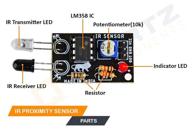 IR Proximity Sensor Parts