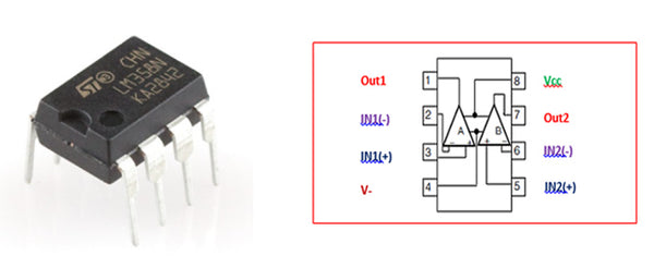 LM358 Dual Op Amp IC