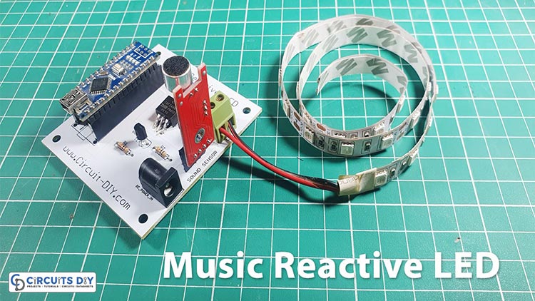 Music Reactive LED Arduino Nano