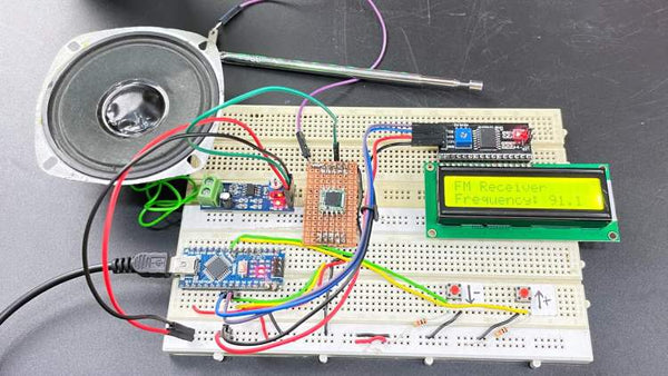 TEA5767 FM Radio Module interfacing with Arduino