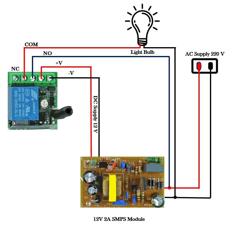 RF Home Automation Circuit Diagram