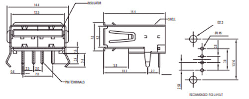 USB-Type-A-Dimensions-and-Footprint