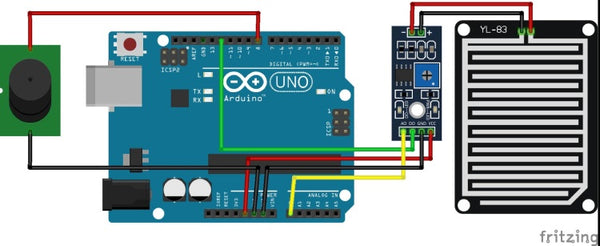 Rain Drop Sensor Circuit