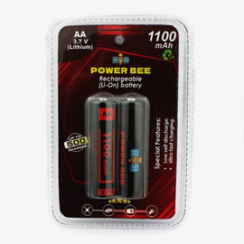 Rechargeable AAA Battery 1.2V 1100mAh - (Pack of 2) – QuartzComponents