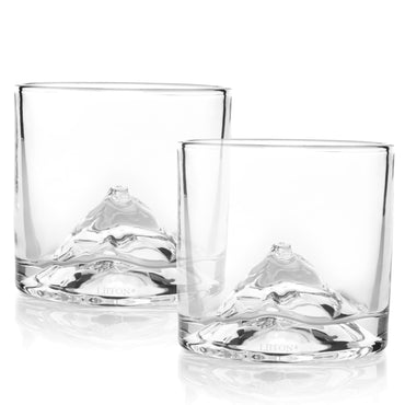LIITON Grand Canyon Whiskey Glasses- Set of 4 4 Count (Pack of 1)