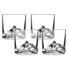 LIITON Grand Canyon Whiskey Glass Set of 4: Heavy Whisky Tumbler Best –  SHANULKA Home Decor