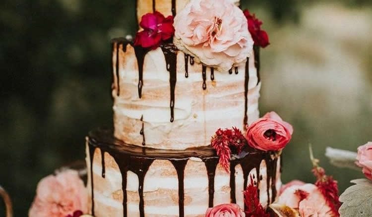 16 pasteles inolvidables para tu boda en el campo