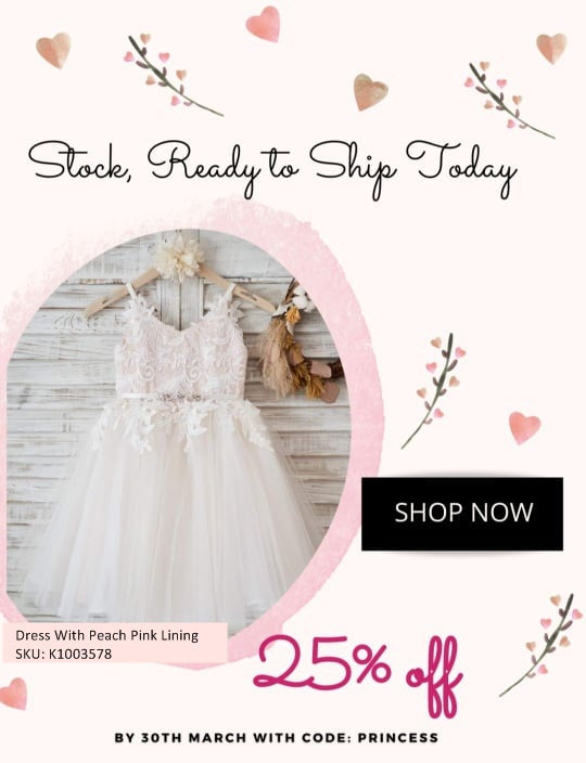 ivory flower girl dress