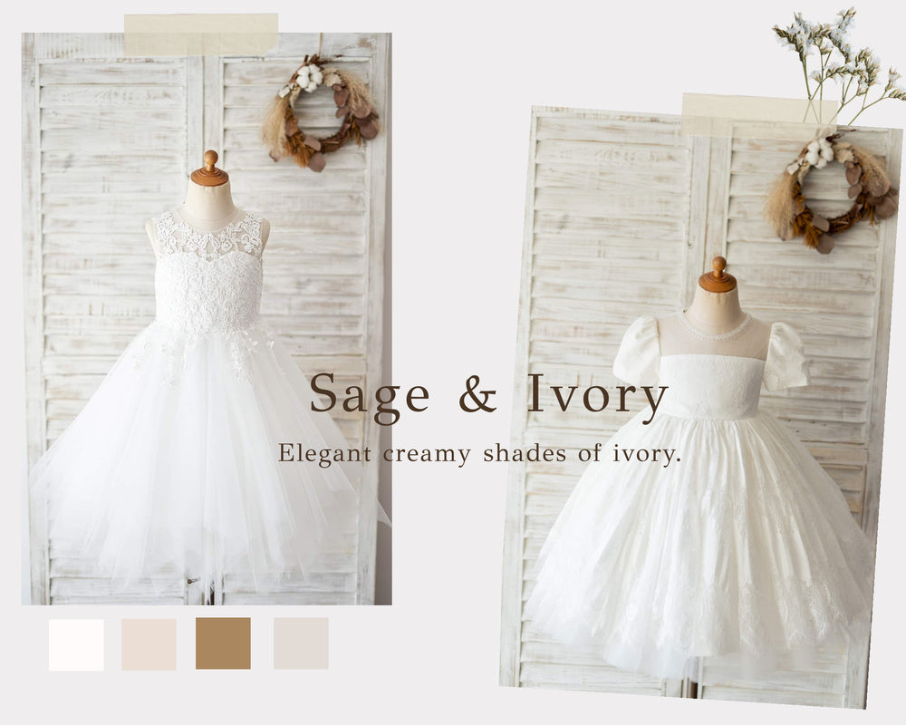 ivory dresses