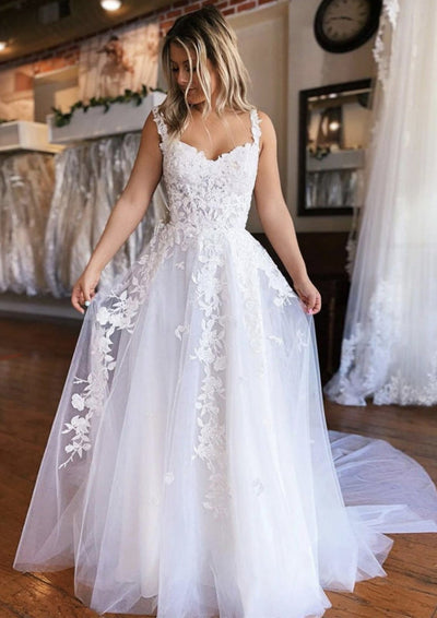 Court Train Wedding Dresses & Bridal Gowns - Princessly