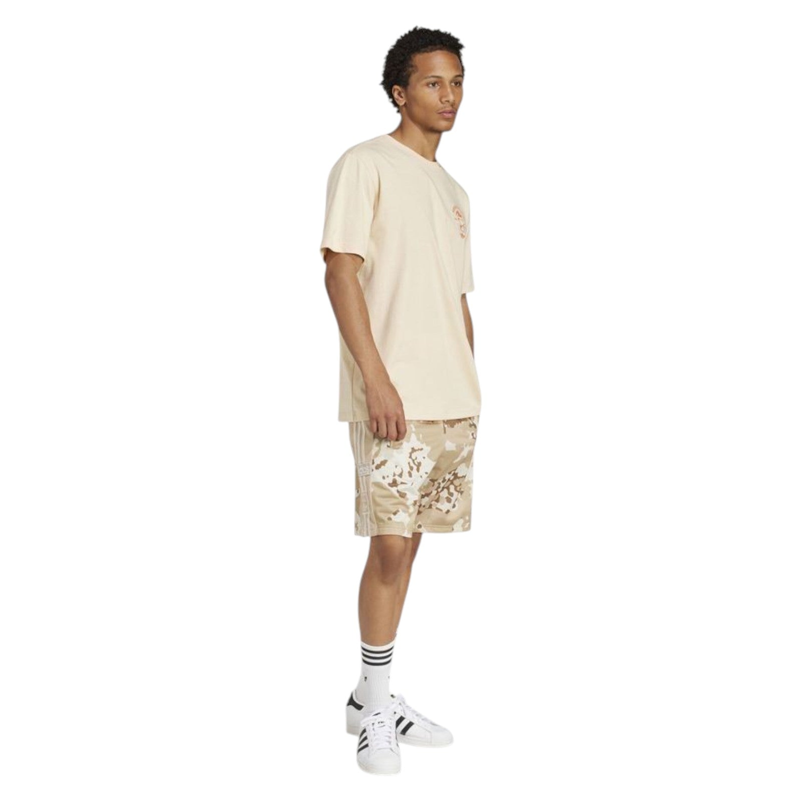 adidas Originals Camo Shorts - Beige Unisex These adidas shorts represent that 13 main image 1