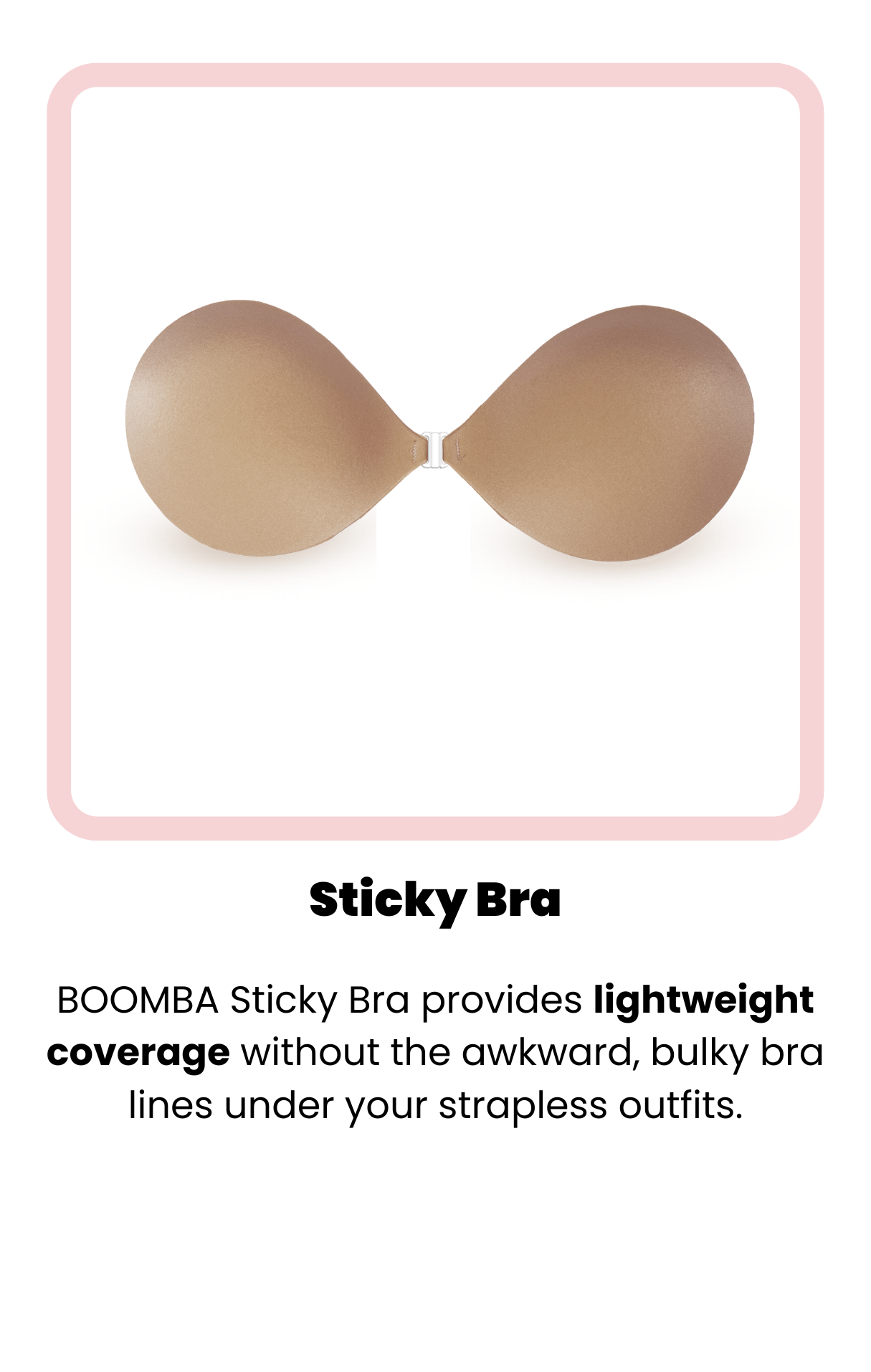 Muryobao Women's Strapless Bra Self Adhesive Backless Silicone Push up Bras  2 Pack : : Clothing, Shoes & Accessories