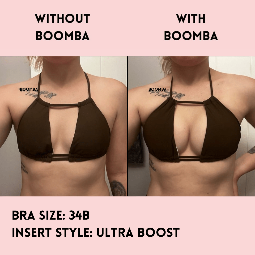 Boomba perfect boost bra inserts (B cup), Women's Fashion, New  Undergarments & Loungewear on Carousell
