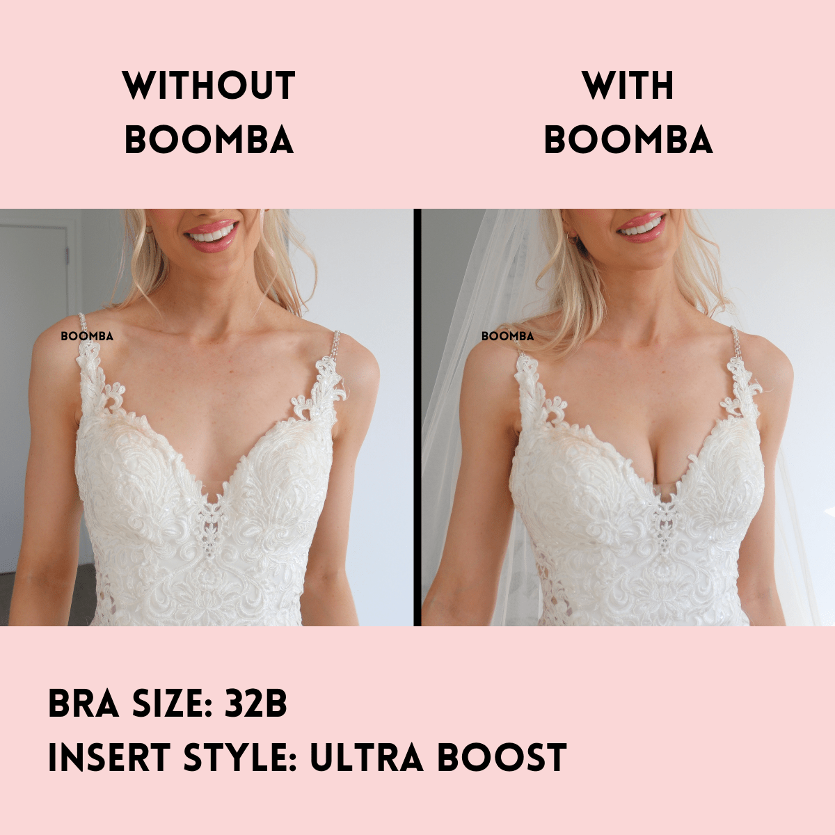 Introducing Boomba: The Best Bra Inserts - Runway Bridal
