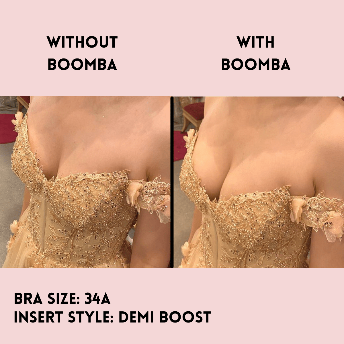 Boomba Invisibra- Beige, Novelle Bridal Shop