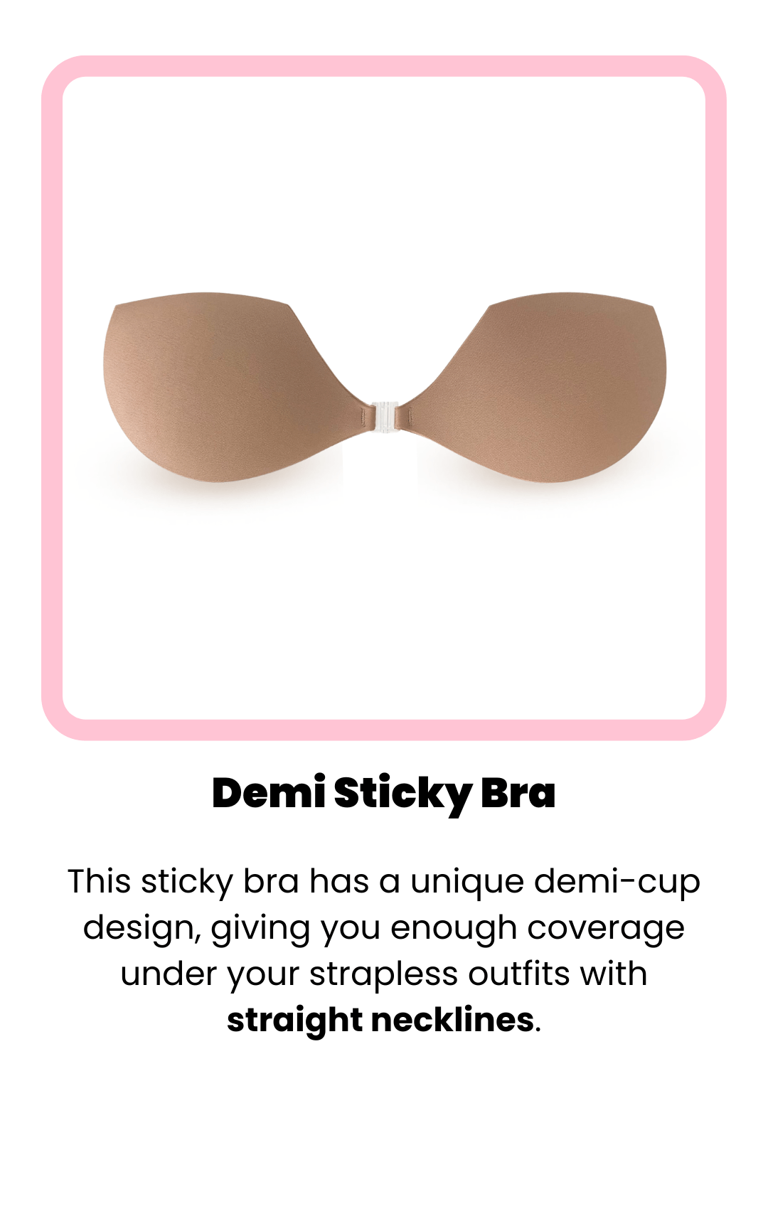 no serously this stick on bra inserts from @BOOMBA is AMAZING They are