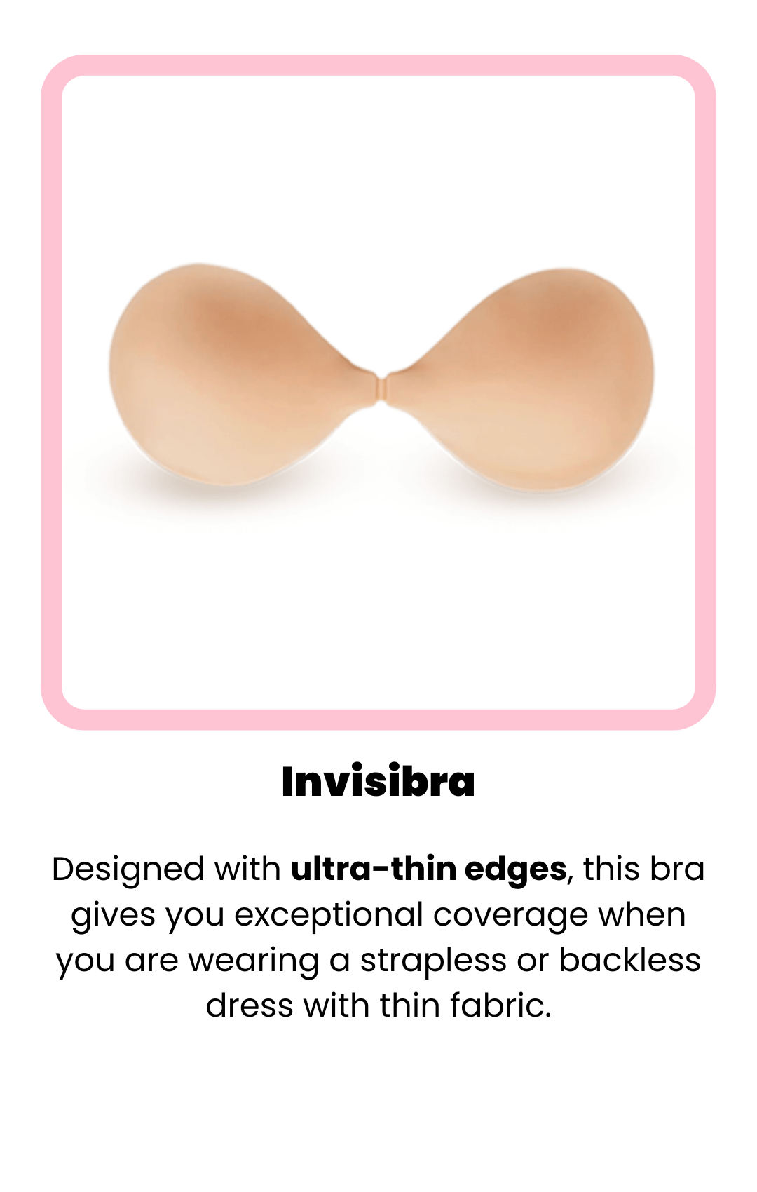Muryobao Women's Strapless Bra Self Adhesive Backless Silicone Push up Bras  2 Pack : : Clothing, Shoes & Accessories