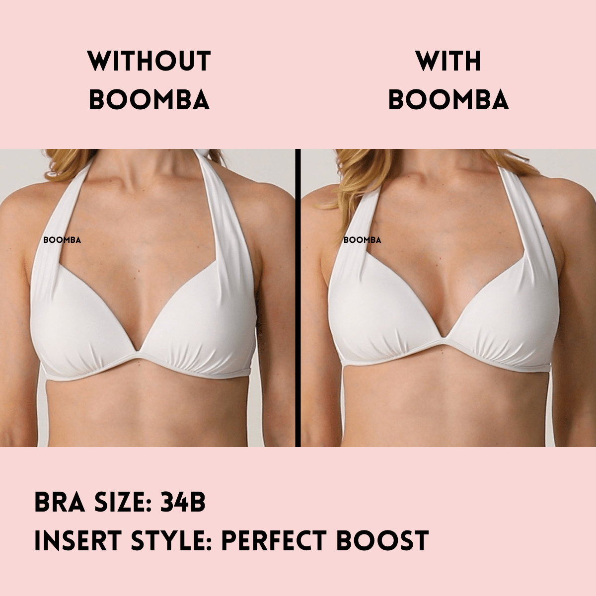 Boomba Sticky Bra,Boomba Bra Inserts Push Up,Double Sided Sticky  Bra,Silicone Triangle Push up Pads (Black) : : Clothing, Shoes &  Accessories