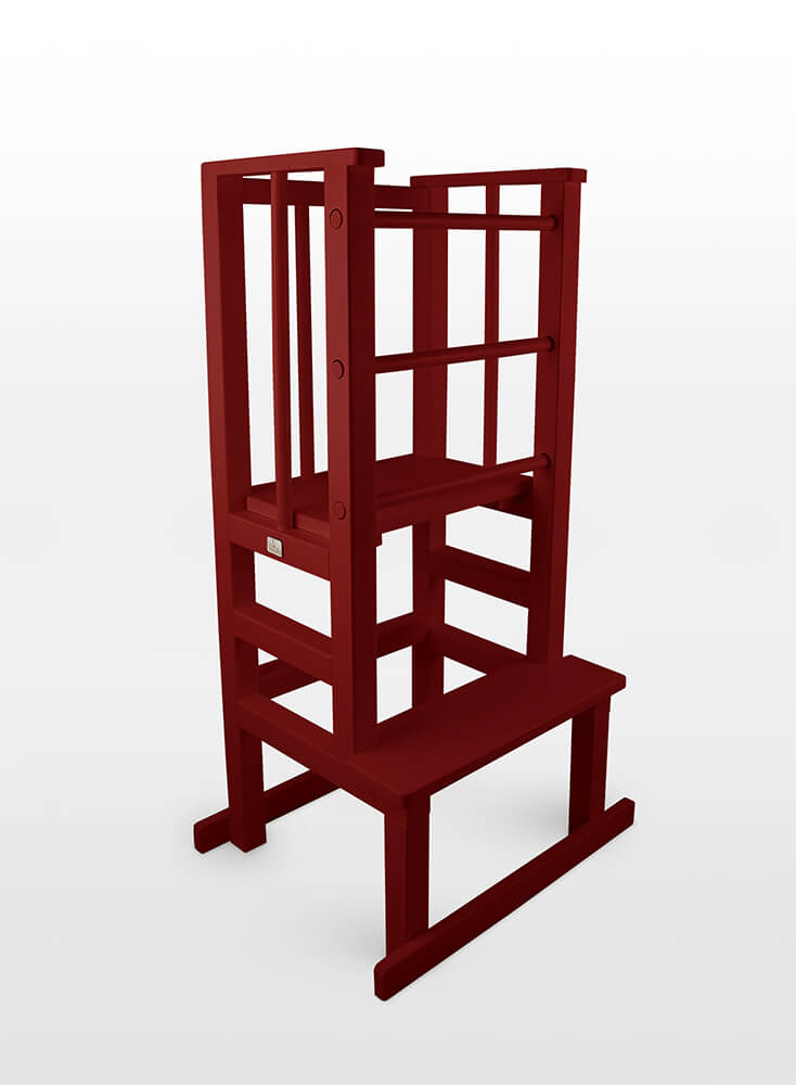 Tukataka learning tower - for little explorers - Cherry red