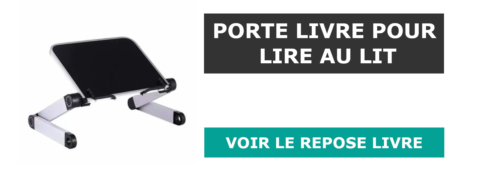 Porte Livre pour Lit