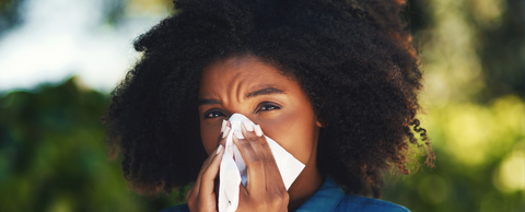 Allergies can block nose and cause mouth breathing