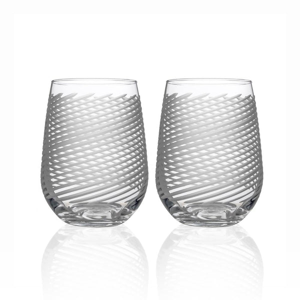 Cheers Stemless Wine Glasses S/4, Cheers Glassware, Mikasa