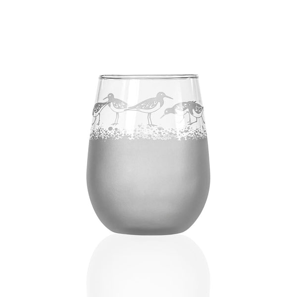 Sandpiper 8.5oz Stemless Champagne Flute | Set of 4 | Rolf Glass