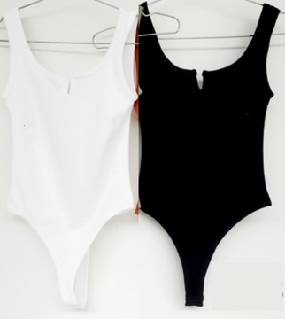 Dynamic Seamless NOTCH Neck Bodysuit (2 Colors!)