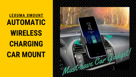 Automatic Wireless Charging Car Mount, wireless car mount, wireless charging, qi charging, car mount, automatic car mount