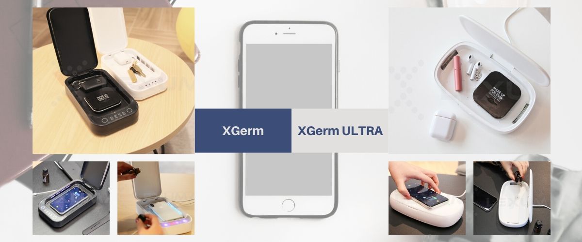 LEXUMA XGerm UV sanitizer XGerm and XGerm Ultra with wireless charging and aromatherapy sterilization