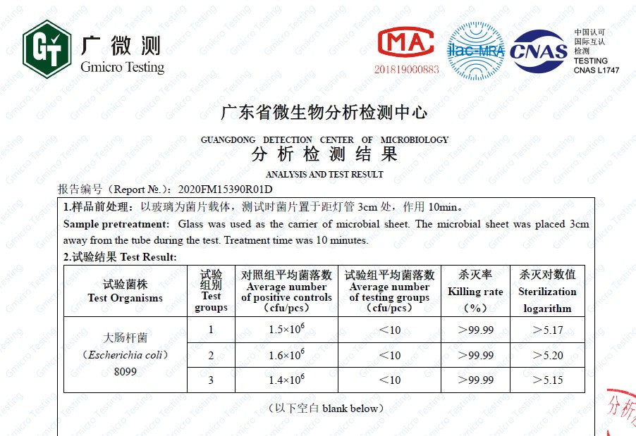 Lexuma XGerm Pro Phone UV Sanitizer with LED UV lights LED版本 紫外光消毒 手機 手提電話消毒 個人物件 殺菌 滅菌 lab report 測試報告 2 有效殺滅病毒方式 手機消毒器