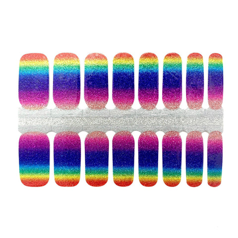 Nails with Glitter // Nails Sparkling // Glitter Nails // Glitter Tip Nails // How to Glitter Nails // All Glitter Nails // Rainbow Nails // Pride Nails // Glitter on Nails