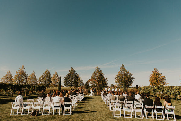 outdoor wedding ceremony