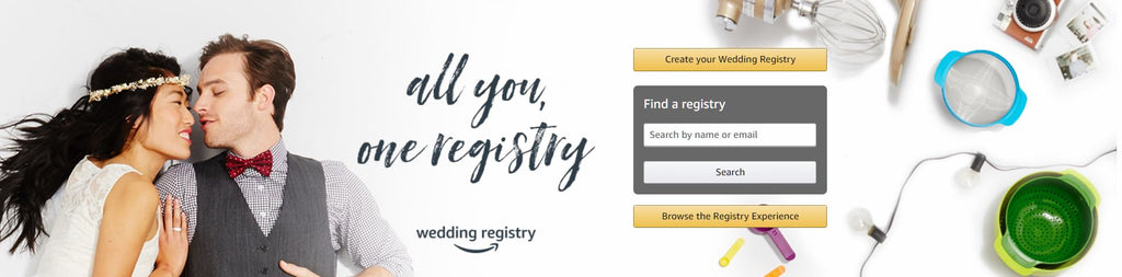 Create your perfect wedding registry at Amazon and enjoy plenty of awesome perks! | The Bride's Ultimate Guide to Creating a Wedding Registry | Kennedy Blue