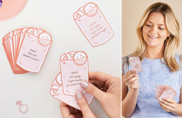 “Drink If” Bachelorette Party Drinking Game Cards