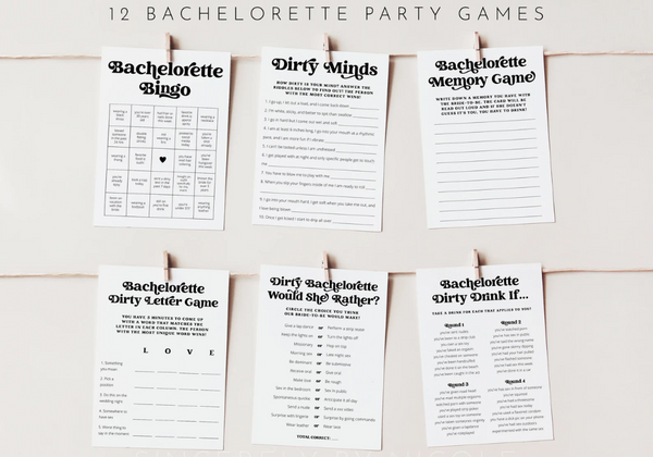 Bachelorette Party Games Bundle
