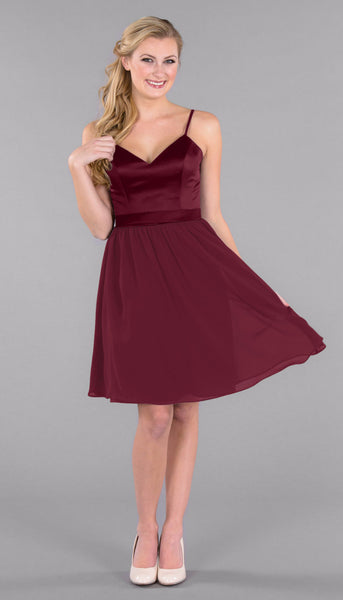 15 Favorite Flattering Bordeaux Bridesmaid Dresses - Kennedy Blue