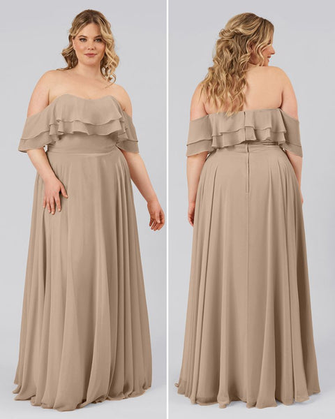 Off the Shoulder Bridesmaid Dress