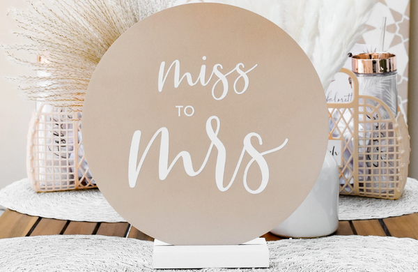 Bridal Shower Decoration Sign