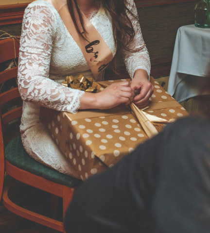 Bride Opening Bridal Shower Gifts