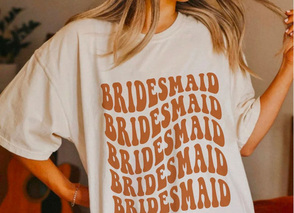 Retro Bridesmaid Shirt