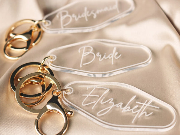 Custom Bridesmaid Keychains