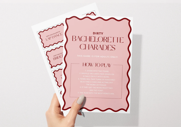 Dirty Charades Bachelorette Party Game